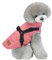 meioro Hundebekleidung Warmer Hundemantel mit reflektierendem Geschirr Winddichte Hundejacke Winterhunde Baumwolltuch Verdickte ärmellose Weste Baumwollhundepullover Haustierjacken (Rosa, M)