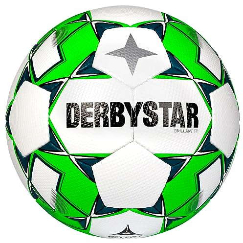 Derbystar Brillant Fußballbälle Weiss Grün Grau 5