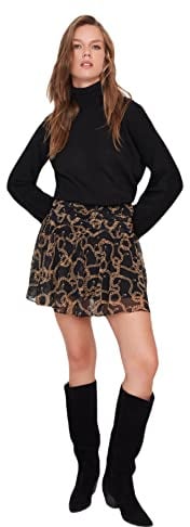 Trendyol dam Trendyol Damer mini A-linje klockkjol tyg kjol kjol (1-pack)