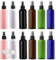 YANCAER 24 Piezas 100ml Multicolor Botellas de Spray Pulverizador con Boquilla de Negro, Plastico Botes Spray Vacios Perfume Atomizador Botella de Spray de Viaje para Cosméticos Líquido