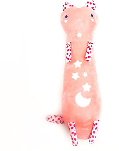 MOMOMI Nice Group Takai Yuki 120 cm, 1 Pupazzo Gatto Rosa Salmone