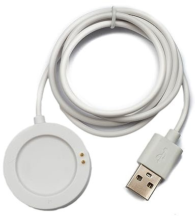 System-S Cable USB 2.0 de 100 cm para Xiaomi Watch S2 42 46 mm Smartwatch en Blanco