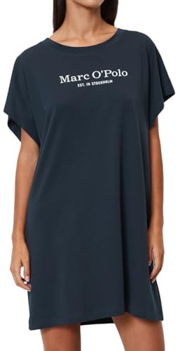 Marc O´Polo Women's Mix&Match Dress Night Shirt, Navy, Medium