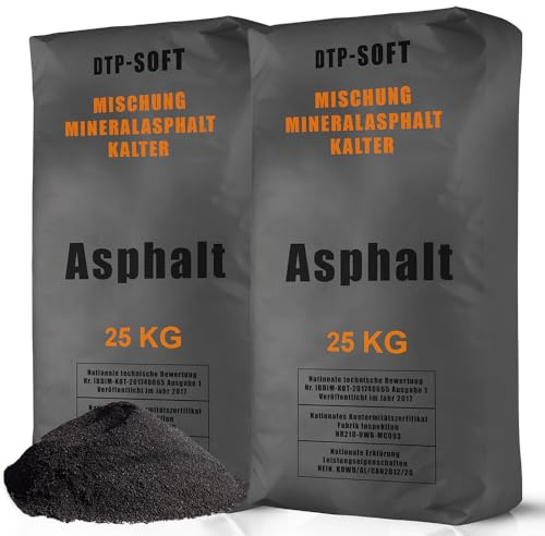 Kaltasphalt 0-8 mm Reparaturasphalt Asphalt Kaltmischgut (50kg)