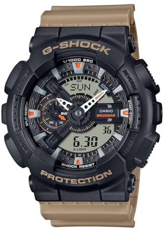 Casio G-Shock GA-110TU-1A5JF Zweifarbige Utility-Farben, Japan-Import, Braun, Modern