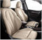 VIPOER SitzbezüGesets FüR Hyundai I30 Estate 2012 2013 2014 2015, Auto-SchonbezüGe Wasserdicht Sitzschoner Schonbezug Leder Anti-Rutsch Sitzheizung,Beige
