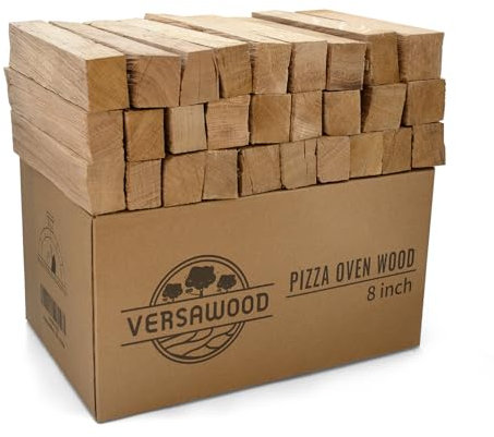Bois de chêne séché au four pour fours à pizza, bûches sans aboiement de 20,3 cm, idéal pour Ooni, Gozney, Solo Stove, et autres fours à pizza à bois – env. 6,8 kg