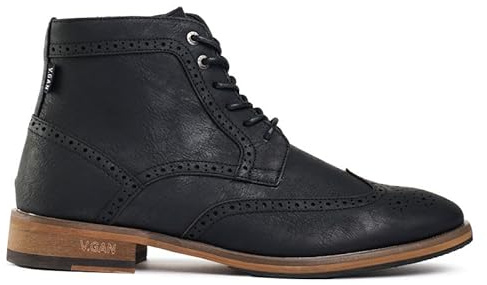 V.GAN Vegan Wheat 2 Brogue Boots UK 8