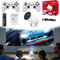 Retro games console projector, Video Game Projector M300 Max + 2 Wireless Controllers, Projector P30 Max+ Retro Gaming Console, Built-in 36000 Classic Games Auto Keystone (1024*600P)