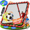 KESSER® Fußball Rebounder 100x100 cm | Verstellbares Trainingsnetz | Pass- und Schusstraining | inkl. Luftpumpe, 6 Markierungshütchen & 4 Widerstandshaken | für Handball, Volleyball | Prellwand