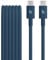 Beats da USB-C a USB-C Cavo in tessuto intrecciato, ricarica rapida, resistente e antigroviglio, caricatore compatibile per dispositivi Apple e Android (1,5 m) - Blu burrasca