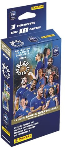 Panini French Football Federation 2025 Trading Cards Blister 3 Hüllen + 1 Karte Limited Edition