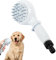 Pommeau de douche pour chien | Brosse de bain pour chiot | Douche légère antidérapante pour animaux de compagnie pour le camping, la baignoire, les voyages et les activités de plein air