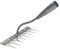 Rastrello per erbacce, rastrello da giardino resistente con denti in acciaio al carbonio, multiuso, per diserbare, per cortile, fattoria, piantagione, prati e aiuole, per diserbare a ot