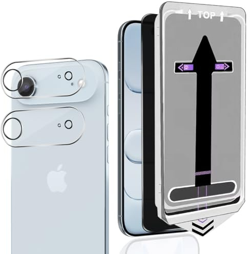 Rnnmeeko Sichtschutz Schutzfolie für Panzerglas für iPhone Air, Anti-Spähen Privacy Folie mit Kameraschutz Panzer Schutz Glas [1+2 Stück], 9H Härte, Anti-Spy Sichtschutzfolie für iPhone Air