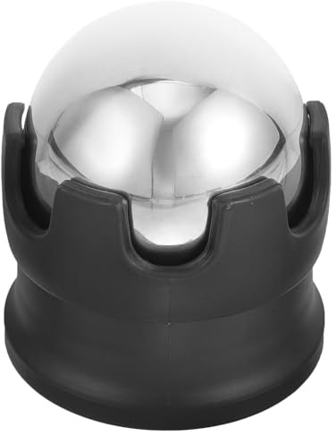 PAMINGONO Edelstahl Massageball Handlich für Körpermassage und Gesicht Hot cold Roller zur Muskelentspannung Vielseitig für Rücken Nacken Beine Faszienmassage
