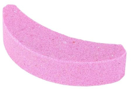 HUSHUI 10 Stück Kettensägenschärfer, Tragbarer Schleifstein mit Stab Zum Schärfen der Kettensäge, Geformter Rosa Schleifstein
