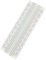 DollaTek 102 830 Solderless Plug-in BreadBoard 830 tie-points 4 power rails 6.5 x 2.2 x 0.3 in (165 x 55 x 9 mm)