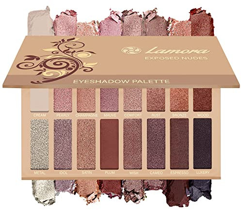 Palette Fard À Paupière Maquillage Yeux - Nude 16 Couleurs Shimmer Matte Ultra Pigmenté Ombre A Paupière