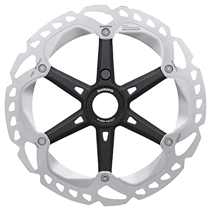 SHIMANO Unisex-Adult CVD191 Disco Freno Shim. 203MM Cent Lock RT-EM810 Ice-TE, Black, One Size