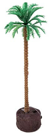 Melody Jane Maison de poupée en noix de coco Palmier Miniature Jardin Scène Accessoires M 6 pouces 15 cm