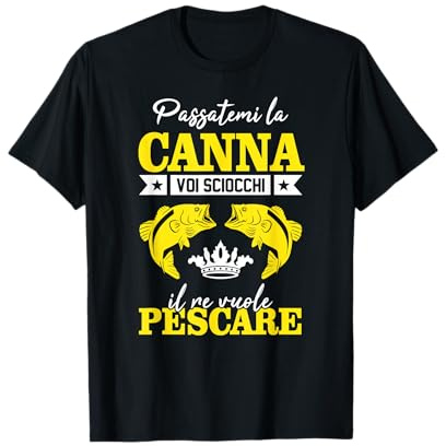 Divertente Pescatore Regali Passami La Canna Pesca Maglietta