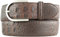 BELTINGER Damen-Gürtel mit Krokoprägung 4 cm | Leder-Gürtel für Damen 40mm Kroko-Optik | Kroko-Muster 4cm mit runder Gürtelschließe | Braun 90cm