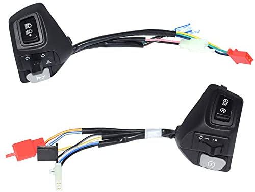WANGXI Für Yamaha NVX 155 125 AEROX 155, Motorrad Motorrad Scheinwerfer Blinker Lichtschalter Kombination Hupenknopf