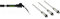 Erima Ballpumpe Pumpe mit Luftdruckmesser & Zubehör VENTILNADELN 3 STK., alusilber, One Size, 731307