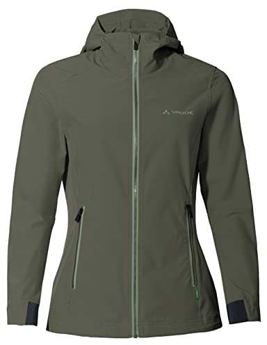 VAUDE Veste Coupe-Vent Neyland pour Femme, Kaki, Taille 38