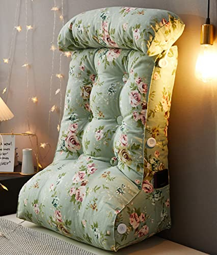 LICOIL Rückenkissen mit Armlehnen,Lesekissen,Lesekissen aus zerkleinertem Memory Foam,für mehr Halt und Komfort von Rücken,Kopf und Nacken