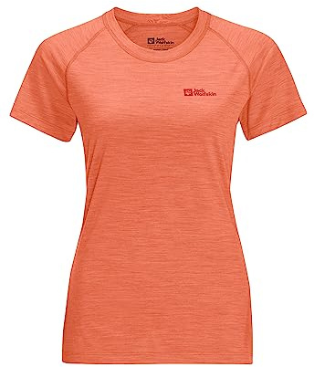 Jack Wolfskin Damen KAMMWEG Funktionsshirt orange XL
