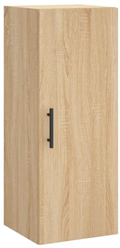 vidaXL Wandschrank Sonoma-Eiche 34,5x34x90 cm