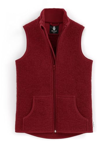 Ehrenkind ® Walkweste für Kinder aus Bio-Schurwolle | Kinderweste Gr. 74/80 | Weste Kinder in Anthrazit für Mädchen und Jungen | Kinderkleidung | Baby Weste