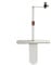 Sofa Bed Projector Stand, Projector Stand Adjustable Height Portable Stable Strong Stock 360 Degree Free Rotatable Lightweight for Home Office (White)