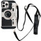Losin Emily in Paris Phone Case Compatible with iPhone 15 Pro Max for Women and Girls Camera Case Cute Vintage 3D Design Fashion Neck Strap Crossbody Strap Lanyard Cover Shockproof Protective Cover