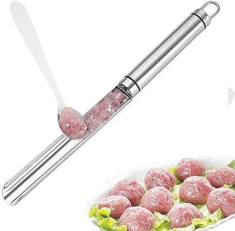 Antihaft-Fleischballer, Antihaft-Fleischbällchen mit Löffel, Multifunktions-Eisportionierer, Antihaft-Baller für Restaurants, Hotels, Heimküchen Soydan