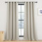 KGORGE Verdunklungsvorhänge Wohnzimmer Gardinen mit Ösen 2er Set 245 x 140 cm(HxB) Vorhang Blickdicht Natur Thermovorhang Hitzeschutz Blackout Curtains for Living Room