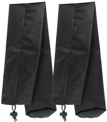 MUCKLILY 1 Pair Car Wiper Cover Wiper Sleeves Car Window Wiper Sleeve Wiper Dust Protector for Wipe Cover Summer Avoid the Sun and Rain, Fit for Cars SUV Trucks Black