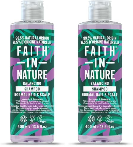 Shampoo 400ml - Lavender & Geranium - Peel & Read (Lot de 2)