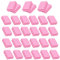 YPYMOD 30 Pezzi Buffer per Unghie, Nail Buffer Quadrato Spugna Buffer Unghie Professionale, Adatti per Unghie in Gel e Unghie Acriliche(Rosa)