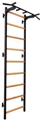 BenchK Sprossenwand Fitness-System 721, mit fest montierter Klimmzugstange