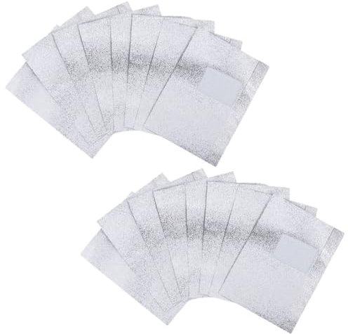 MUCKLILY 100Pcs Nail Polish Remover Foil Wraps Cotton Pads Gel Nail Remover Tools for Manicure and Pedicure Portable Supplies
