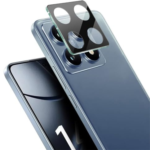 Techsuit Kameraschutzglas für Xiaomi 14T Gehärtetes Glas mit 9H Härte, Kristallklar, Kratzfest, Anti Fingerabdruck, Einfache Installation, Full Camera