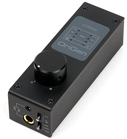 Micca OriGen G3 HiFi USB y amplificador óptico DAC para auriculares y altavoces alimentados, 24 bits/192 kHz, amplificador de auriculares, preamplificador, control de volumen, para computadoras de