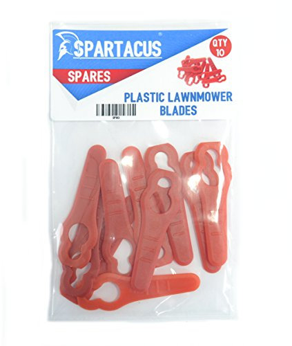 Spartacus Lawn Mower Lawnmower Plastic Blades Fits Sovereign MEH29B MEH929B 900w 950w