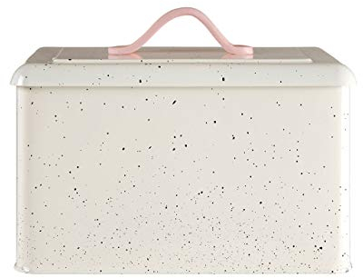 Premier Caja de detergente, Metal galvanizado con Recubrimiento en Polvo, Cuero Dividido, Blanco
