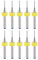sourcing map PCB Forets 0.7mm Carbure Tungstène Carbure Rotatif Outil Bijoux CNC Gravure Imprimer Circuit Planche Micro Forets 1/8 Pouce Queue 10Pcs
