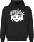 Hoodie Herren Pullover Männer - Karneval Fasching - Milky & Schoki Splash Milch - S - Schwarz - faschings kapuzenpullover outfit karnevals und schokolade mit bauchtasche fassenacht fastnacht