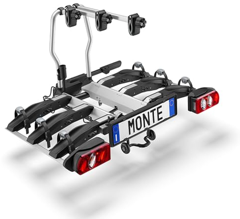 Elite99 Monte 3B Fahrradträger Unisex für Erwachsene, Silber, Universal